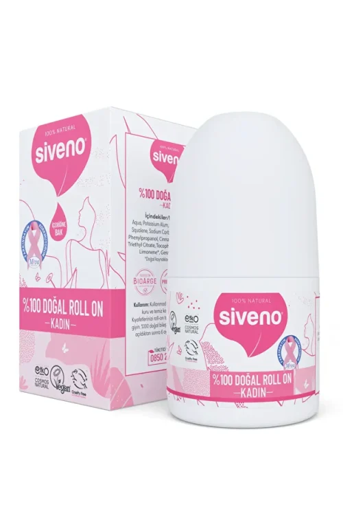 دئودورانت رولی ۱۰۰٪ طبیعی Siveno -50ml