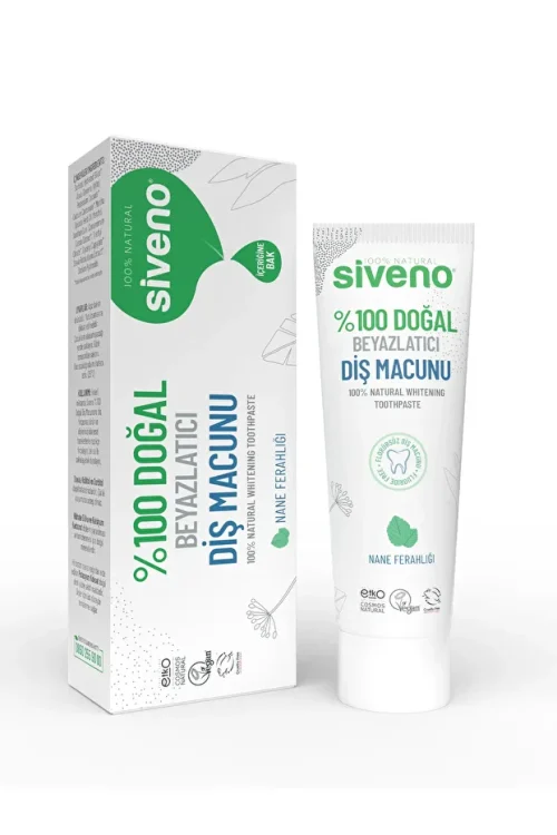 خمیر دندان سفید کننده 100 %طبیعی Siveno-65ml